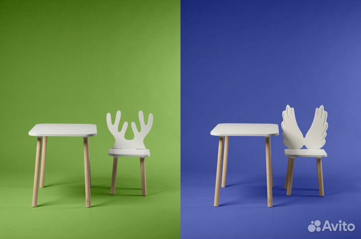 Детский стол и стул