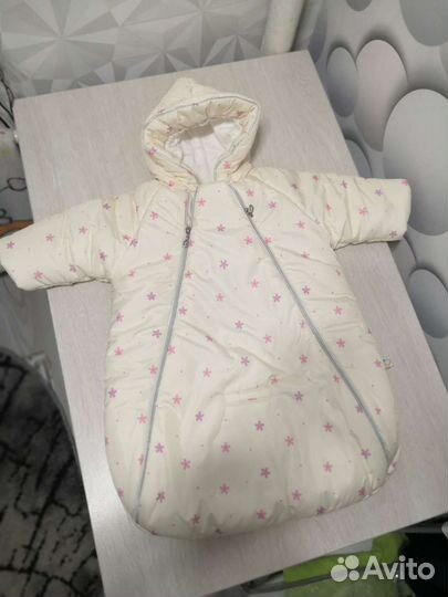 Зимний конверт для девочки