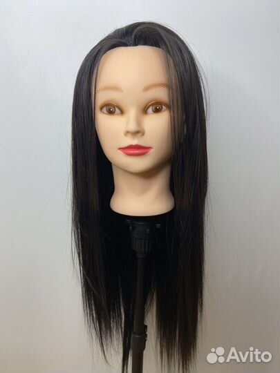 Учебная голова для причесок манекен