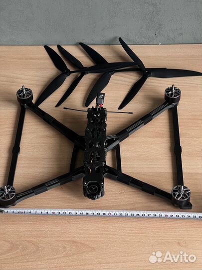 Коптeр fpv пирaнья 10 дюйм