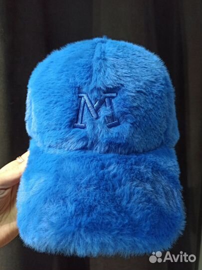 Бейсболка из искусственного меха