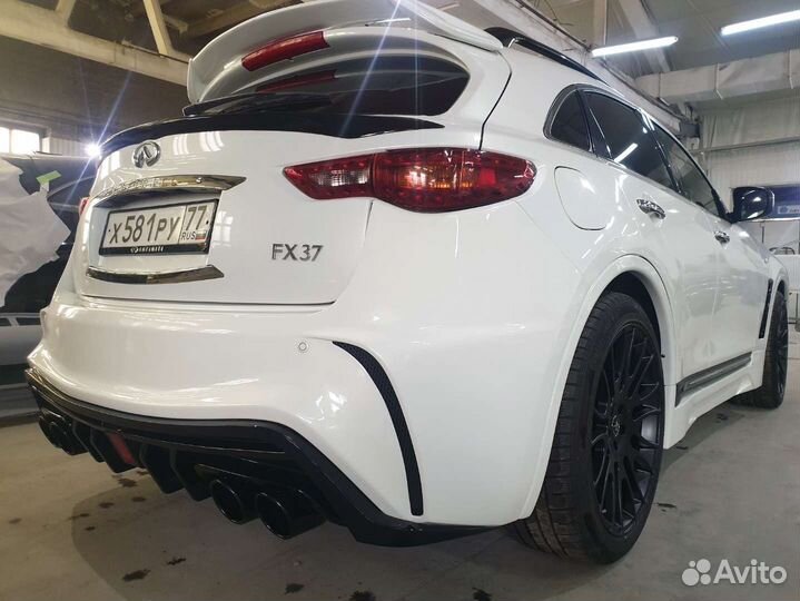 Тюнинг задний бампер v.3 для infiniti qx70 fx37