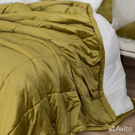 Новое покрывало Беллиссимо Темный янтарь бархат