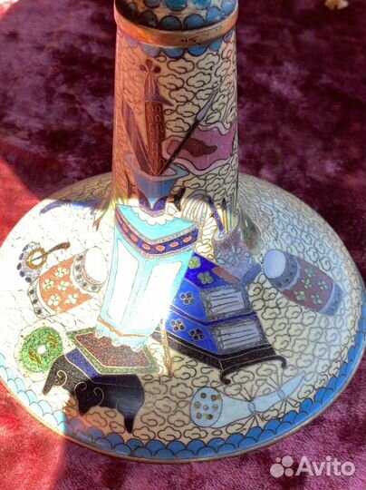 Ваза фруктовница клуазоне клоазоне