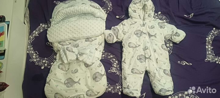 Конверт на выписку зимний