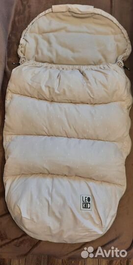 Зимний конверт в коляску leokid