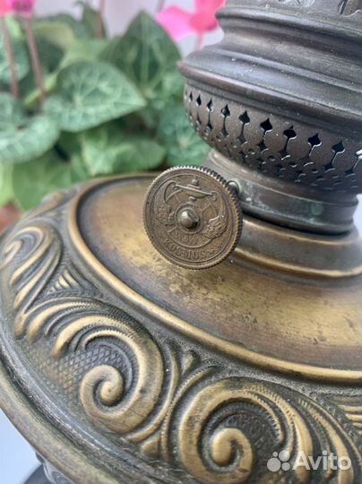 Немецкая керосиновая лампа винтаж