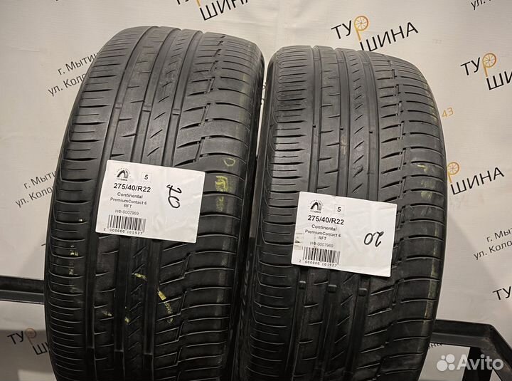 Continental PremiumContact 6 275/40 R22 94Y