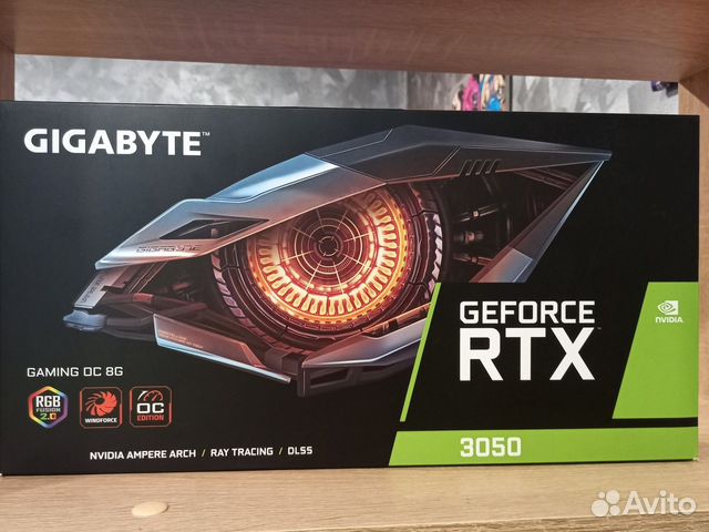 Видеокарта RTX 3050 8GB gaming OC купить в Москве | Электроника | Авито