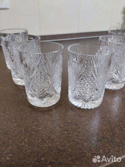Хрустальные стаканы
