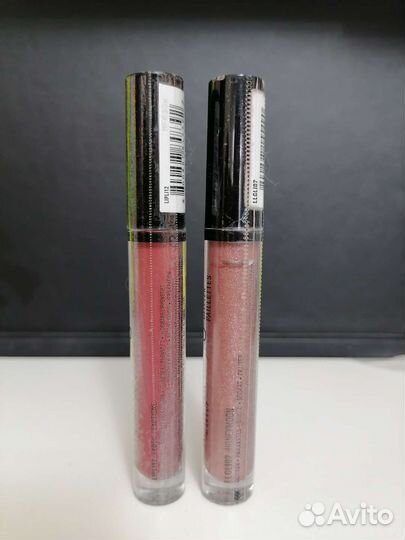 Жидкая помада NYX lingerie тон 12 и блеск тон 07