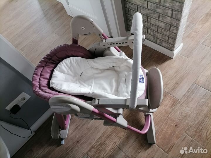 Стульчик для кормления chicco polly magic