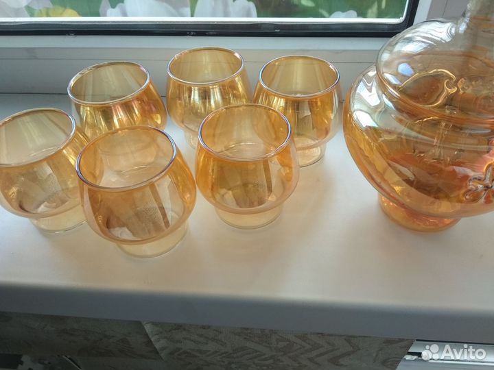 Графин с рюмками СССР