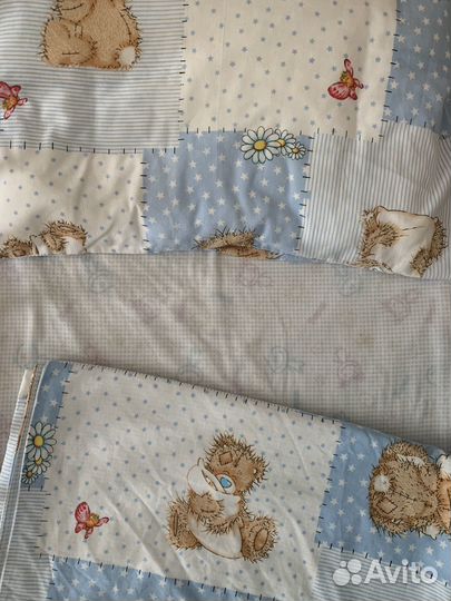 Постельное белье б/у в детскую кроватку