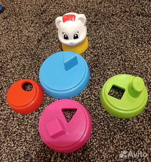 Развивающие игрушки пакетом Сортер Пирамидка