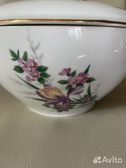 Фарфоровая супница Германия
