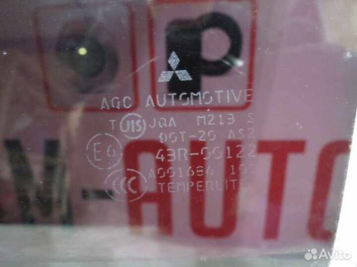 Стекло заднее левое Mitsubishi Lancer 10