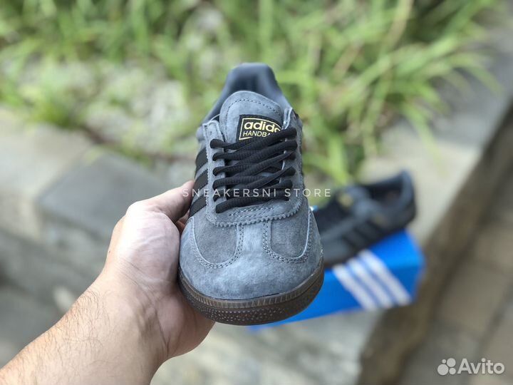 Кроссовки Adidas Handball Spezial Dark Grey Black