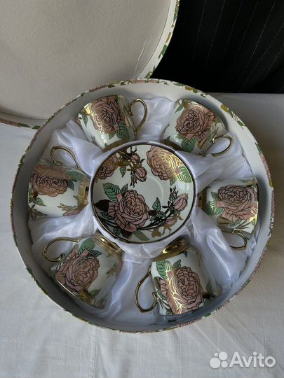 Сервиз чайный фарфор. Новый