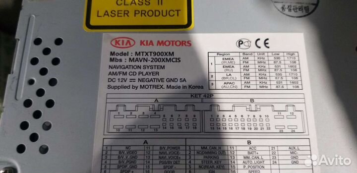 Магнитола Киа Соренто mtxt900XM Kia Sorento