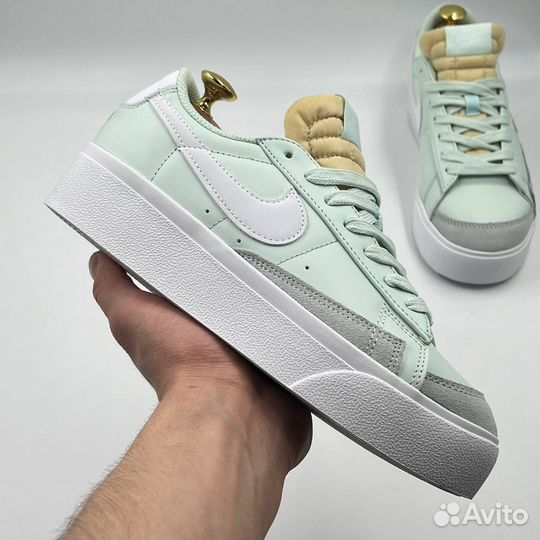 Кроссовки Nike Blazer Low Platform Barely Green