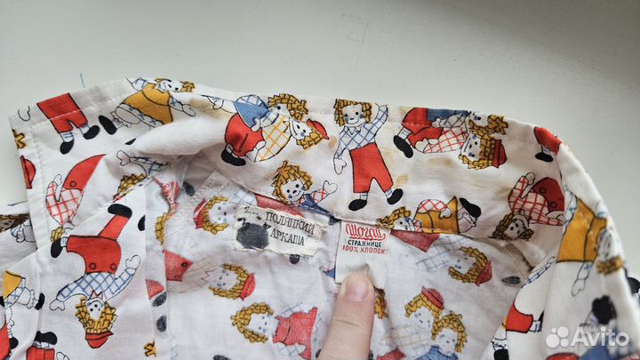 Детский советский костюм рубашка и шорты