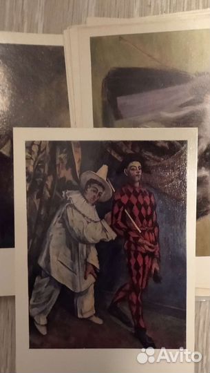 Наборы открыток шедевры живописи, раритет