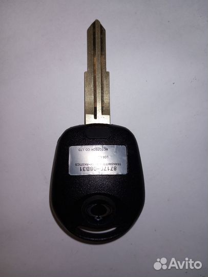 Ключ зажигания Ssang Yong