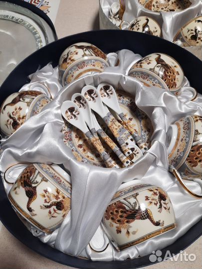 Сервиз чайный и кофейный Павлин