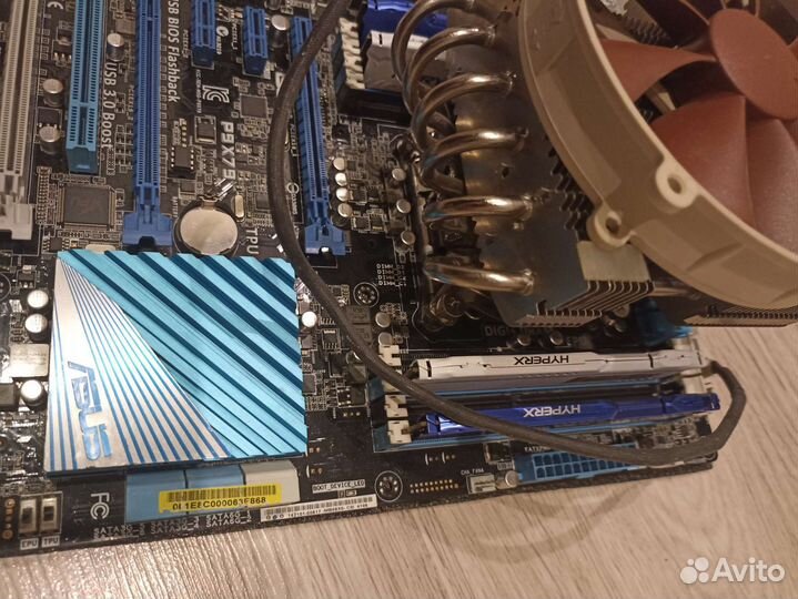 Комплект мат. плата, процессор, память, кулер