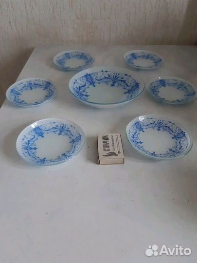 Набор блюдец для чаепития.Новый,с хранения