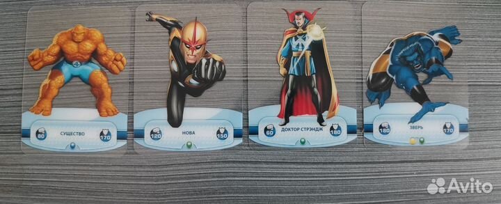 Коллекционные карточки Marvel lamincards