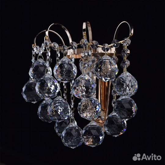 Хрустальное настенное бра из коллекции Жемчуг брен