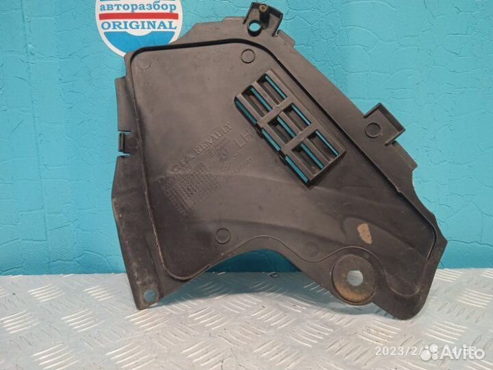 Пыльник двигателя передний левый Renault Logan 1