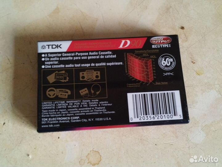 Кассета TDK D90