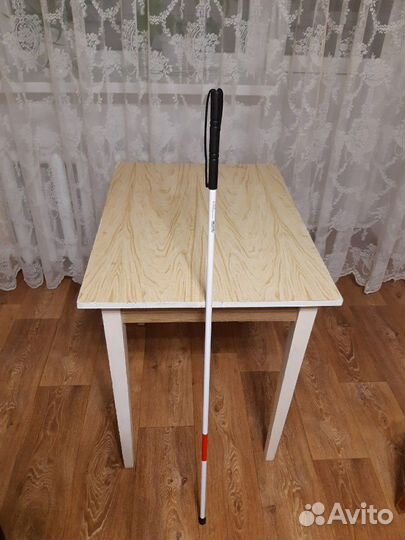 Трость металлическая тактильная