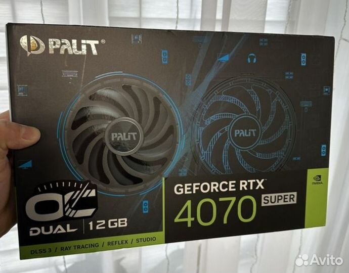 Видеокарта Palit Nvidia RTX 4070 Super OC 12гб