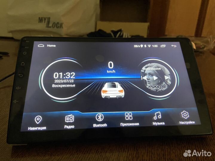 Магнитола 2din android 1/32gb 9 дюймов