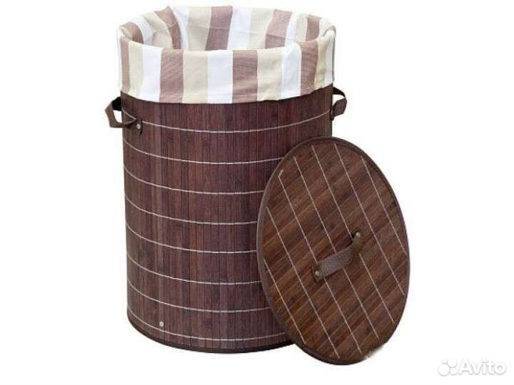 Корзина для белья из бамбука
