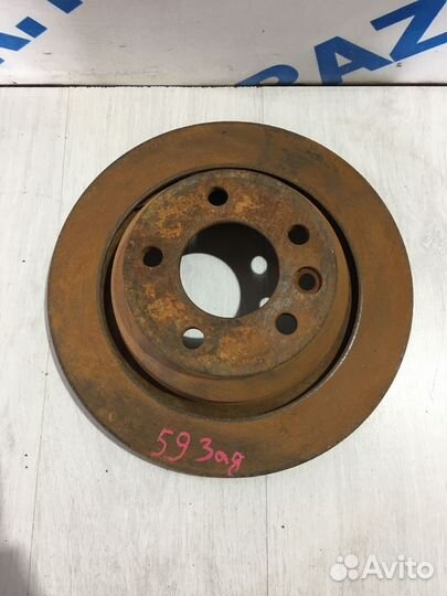 Тормозной диск задний volkswagen touareg I рест. 2