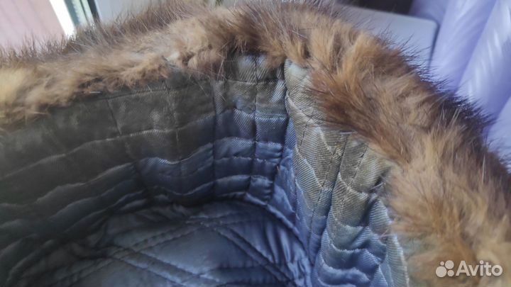 Норковая шапка мужская ушанка