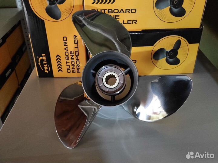 Винт гребной Yamaha 60-140, шаг 17, сталь