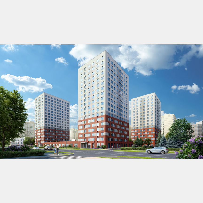 2-к. квартира, 67,6 м², 9/17 эт.