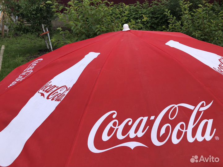 Зонт садовый пляжный красный