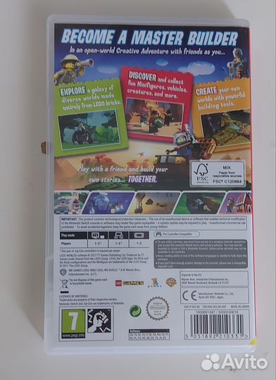 Lego Worlds nintendo switch