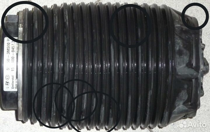 Пневмобаллон задний Hyundai Equus или Genesis