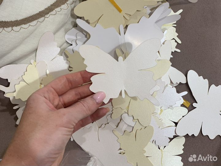 Бабочки из бумаги