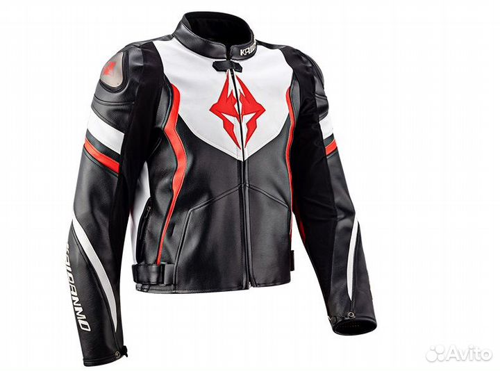 Мотокуртка кожаная мужская