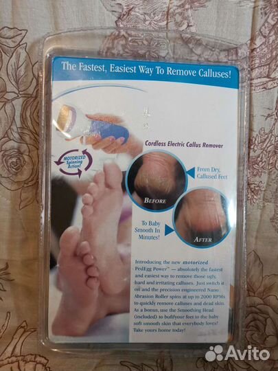 Роликовая пилка для ног PedEgg Power