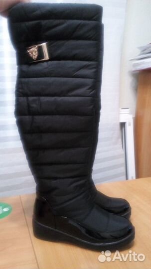 Сапоги-ботфорты зимние 36 р. новые